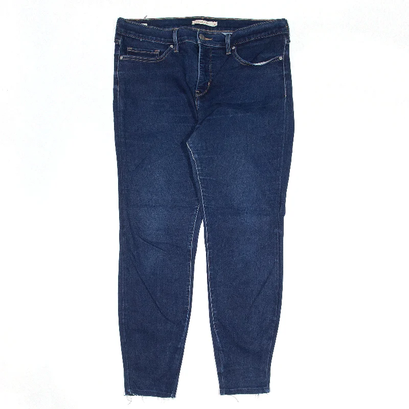 LEVI'S BIG E Altered Jeans Blue Denim Slim Skinny Womens W31 L27 Fashionable Slim Fit Jeans