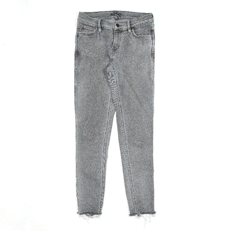 LEVI'S Line 8 Jeans Grey Denim Slim Skinny Womens W26 L27 Casual Straight-Leg Jeans