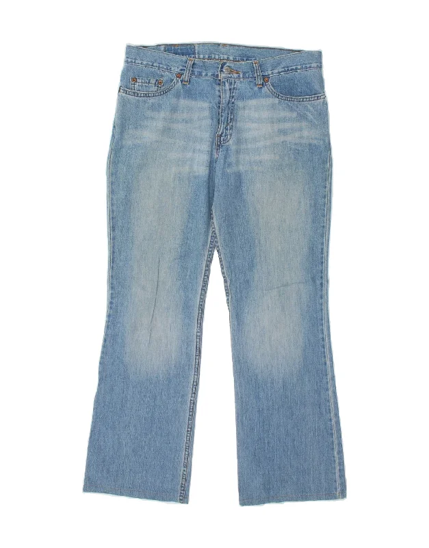 LEVI'S Womens Bootcut Jeans US 11 Large W33 L31 Blue Cotton Stylish Bootcut Denim Jeans