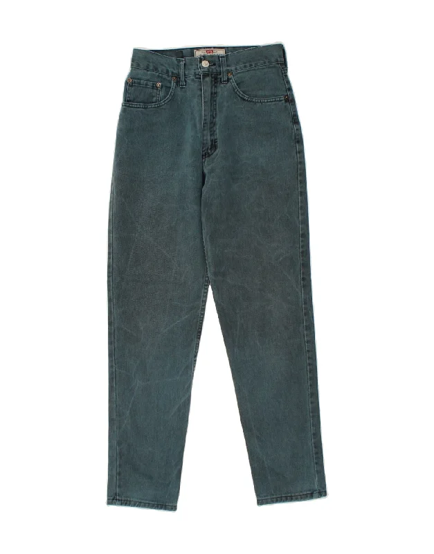 LEVI'S Womens Tapered Jeans W28 L27  Blue Cotton Chic Vintage-Inspired Denim Jeans