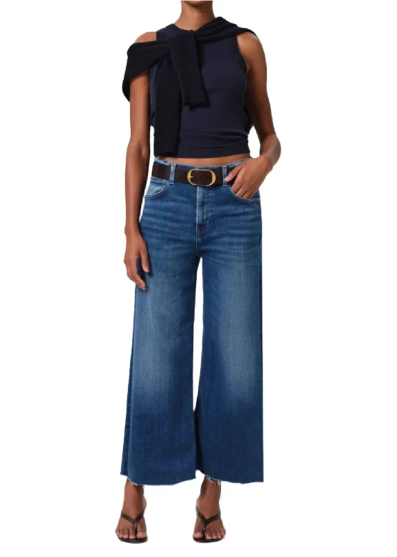 Lyra Wide Leg Crop Jean In Ambry Elegant Bootcut Fit Jeans