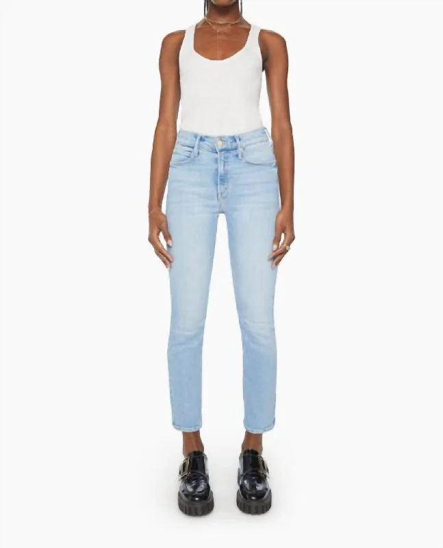 Mid Rise Dazzler Ankle Jean In Limited Edition Fashionable Raw Edge Jeans