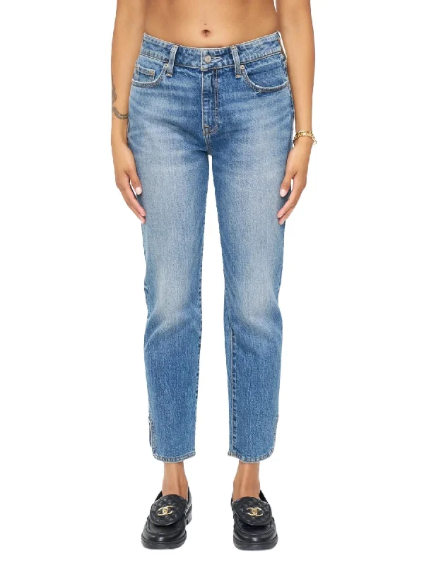 Monroe High Rise Cigarette Crop Jean In Mercer Fashionable Bootcut Jeans