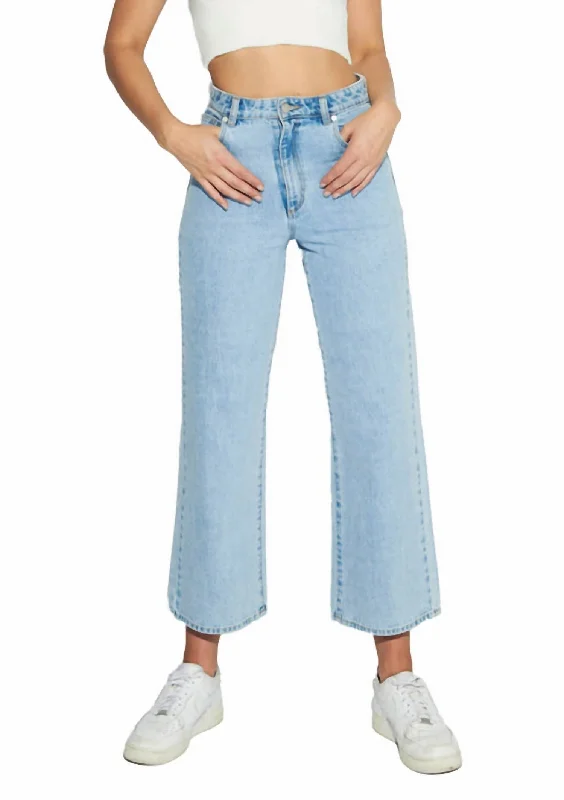 Street A Line Crop Jeans In Walk Away Stylish High-Waist Skinny Denim
