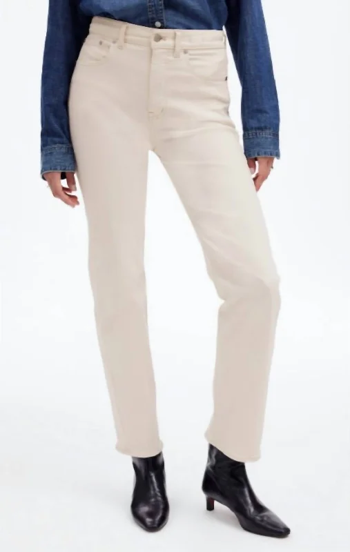The '90S Straight Jean In Vintage Canvas Casual Distressed Denim Jeans