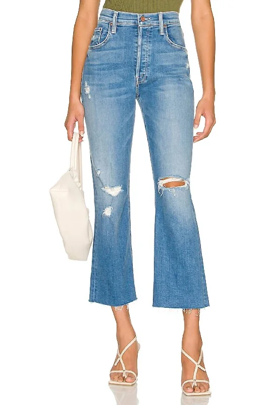 Tripper Ankle Fray Jeans In Play Like A Pirate Comfortable Mid-Rise Jeans