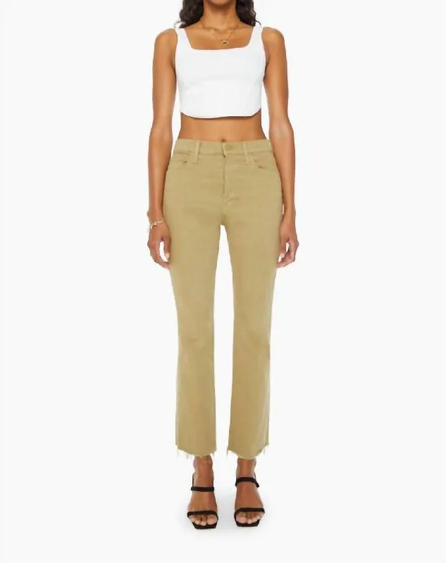 Tripper Flood Fray Jean In Cedar Comfortable Zip-Fly Denim Jeans