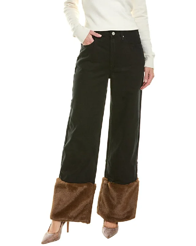 WeWoreWhat Straight Leg Jean Comfortable Distressed Straight-Leg Jeans