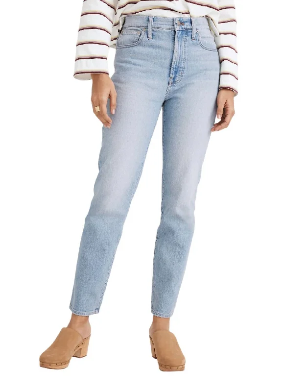 Women's 10" High-Rise Skinny Jeans In Blue Trendy Low-Rise Slim Jeans