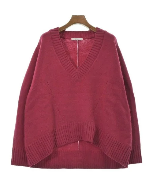 CINOH Sweaters High Neck Crew Neck V-Neck
