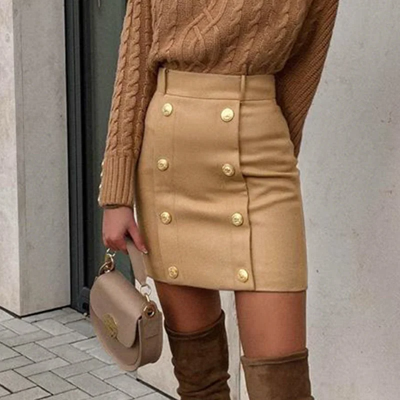A-line skirt temperament all-match short skirt chiffon skirt airy