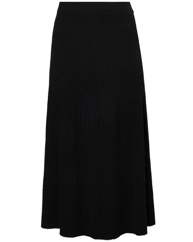 Black Ireene Skirt chiffon skirt airy