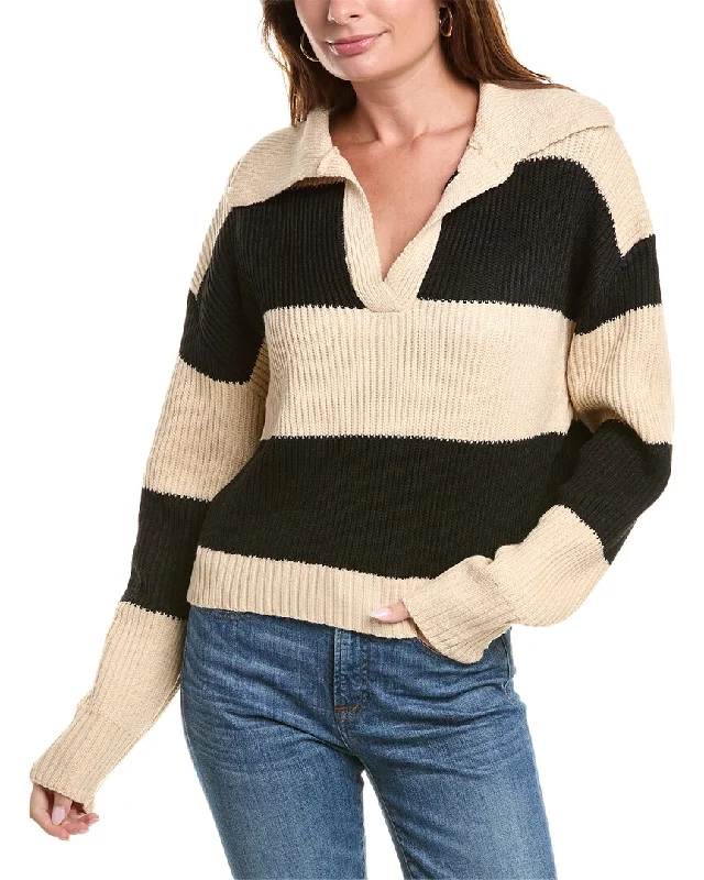 ANNA KAY Vergara Sweater Ribbed Striped Patterned