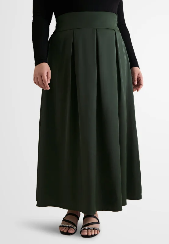 Carlita Elegant Party Satin Skirt velvet skirt plush