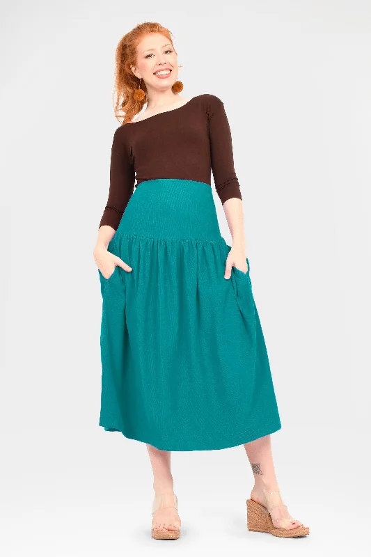 Lola Midi Skirt wool skirt warm