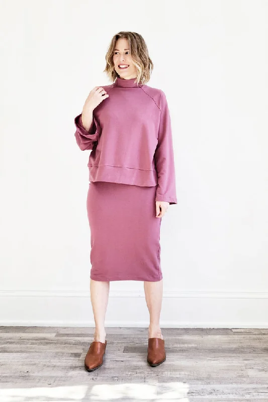 Cosmos Sweatshirt & Elemental Skirt tiered skirt playful