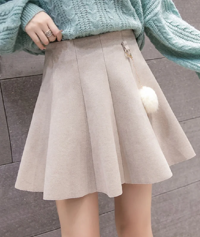 Cute A line short skirt  3471 slim fit skirt