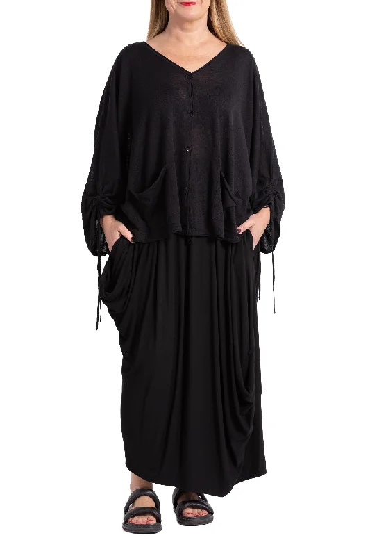 HARLENA SKIRT ribbed skirt waist