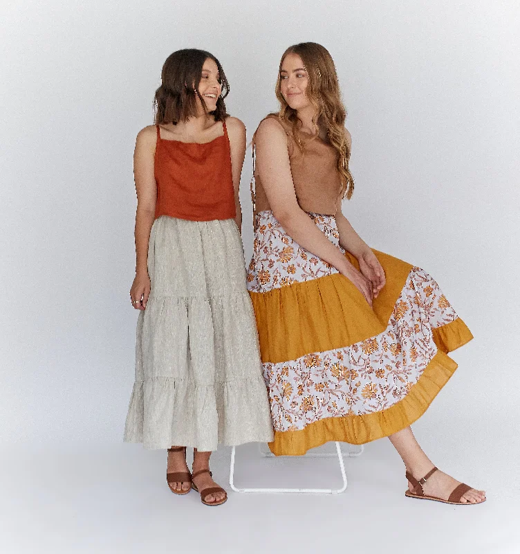 Fawn Skirt Set - Sewing Pattern | Common Stitch silk skirt elegant