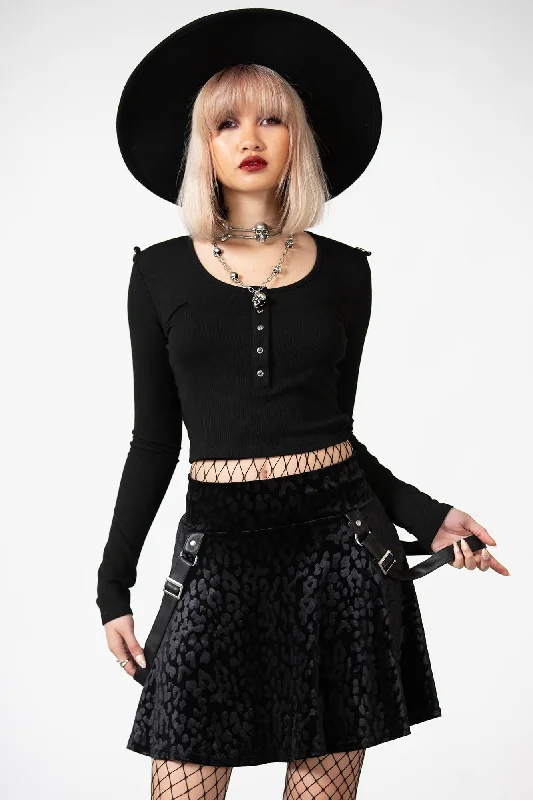 Kitty Pride Skater Skirt [B] mini skirt trendy