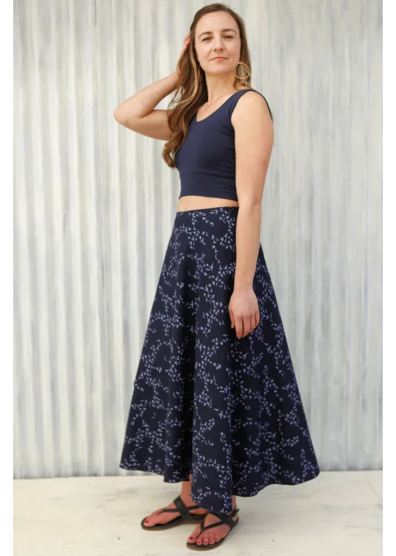 Midnight Sparrow Wrap Skirt wool skirt sturdy