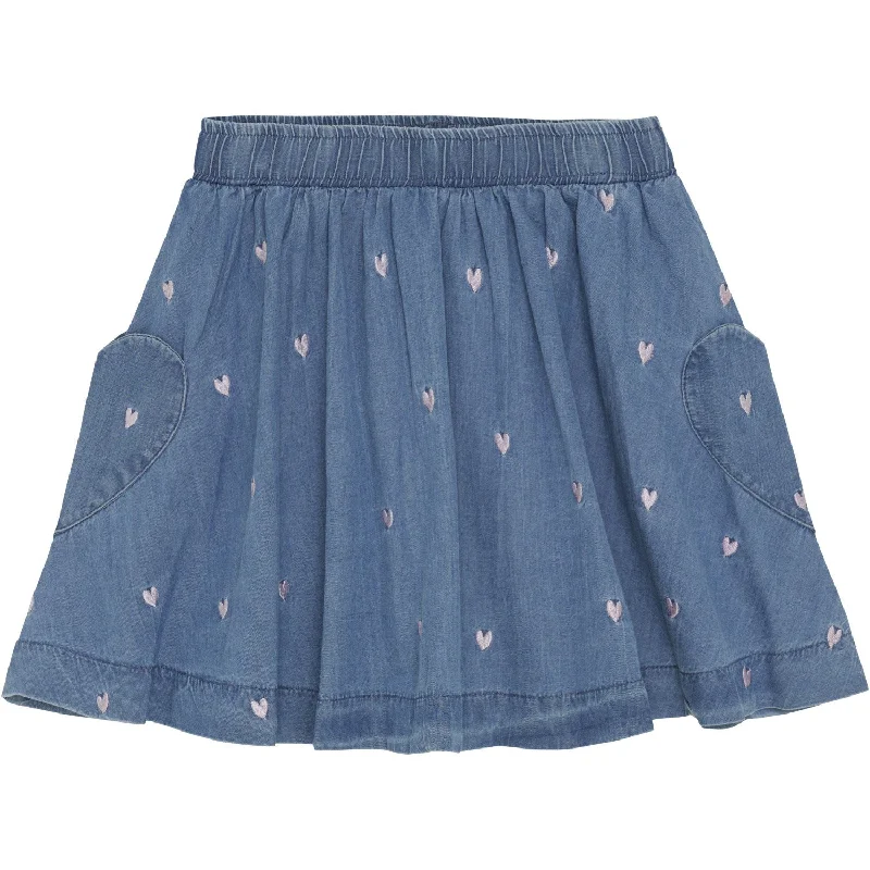 Minymo Sargasso Sea Skirt velvet skirt plush
