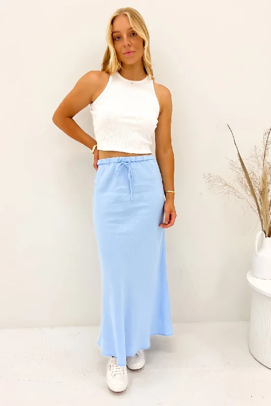Montrose Skirt Blue Bell breathable skirt fabric