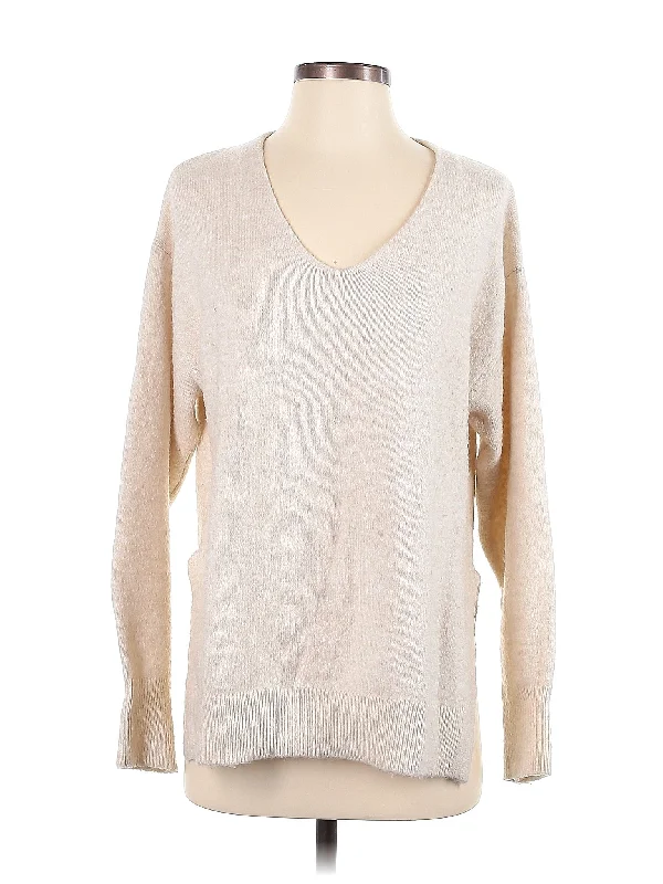 Pullover Sweater Solid Color Striped Floral Print