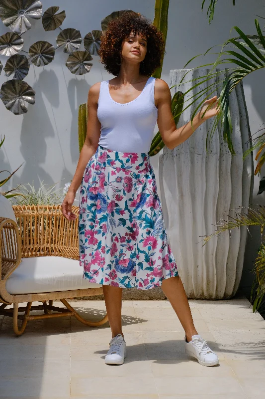 Tropical Skirt chiffon skirt airy