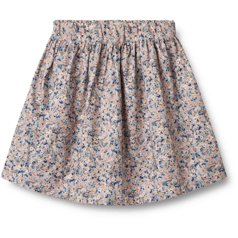Wheat Cloudy Wild Flowers Skirt Sissi leather skirt bold